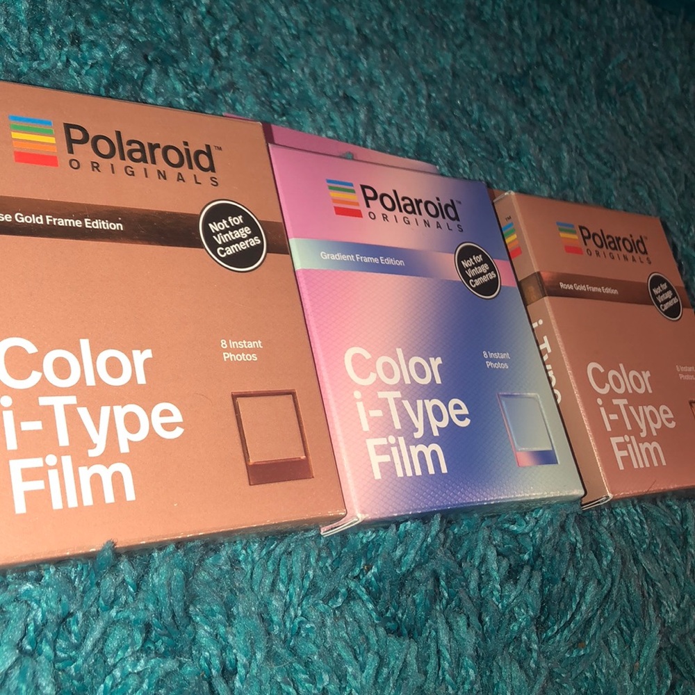 NWT Polaroid film packs, set of 3